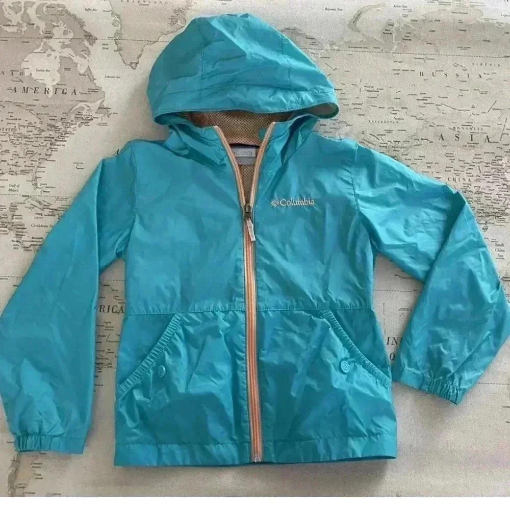 Columbia Hooded Windbreaker XS
Size 4 Mesh Lined
